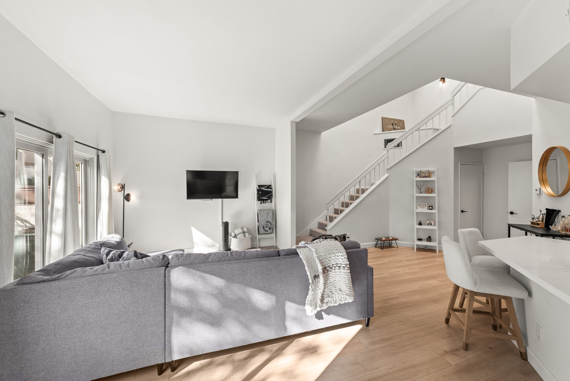 Living room toward the stairs